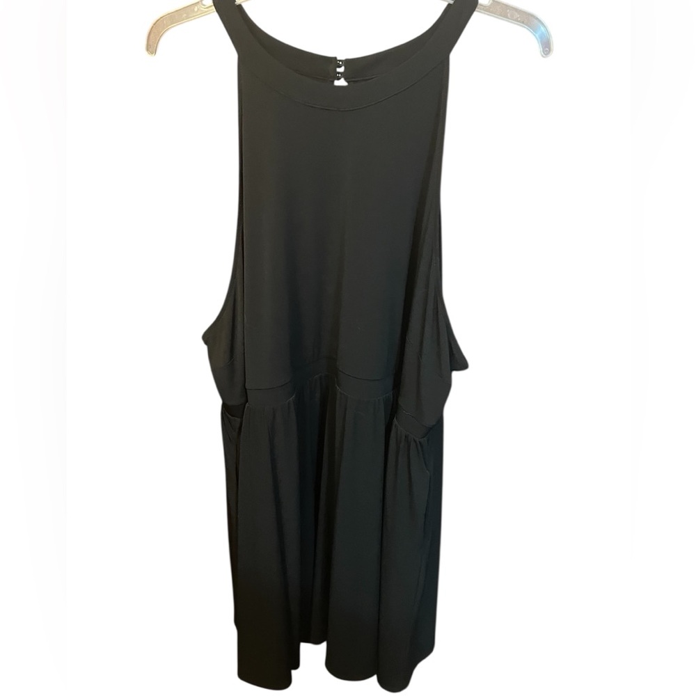 Torrid black halter midi dress - Size 5x
